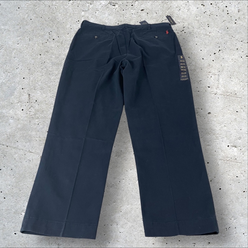 Vintage Polo Ralph Lauren Ethan Pants Mens Size 38x30 Chino Deadstock NEW F249 - Picture 7 of 11